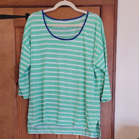 Talbots Tops - TALBOTS Linen Striped Tunic